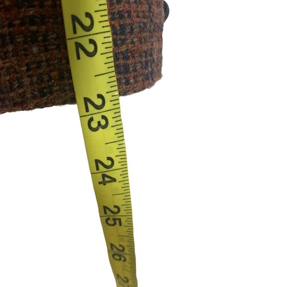 Vintage 60s Maroon Red Tweed Double Button Blazer Large - Picture 6 of 10